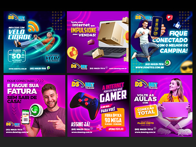 Artes para Redes Sociais DSNET